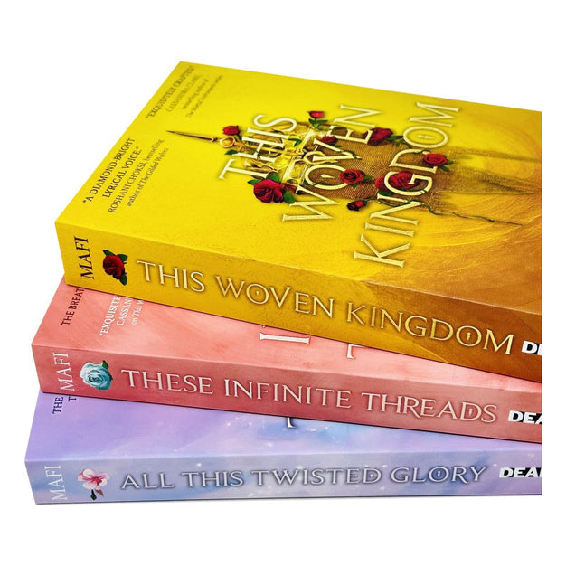 This Woven Kingdom Series by Tahereh Mafi 3 Books Collection Set All This Twisted Glory, This Woven Kingdom, These Infinite Threads by Tahereh Mafi