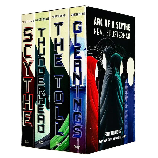 Arc of a Scythe Series 4 Books Box Set Collection By Neal Shusterman (Scythe, Thunderhead, The Toll & Gleanings) - Lets Buy Books