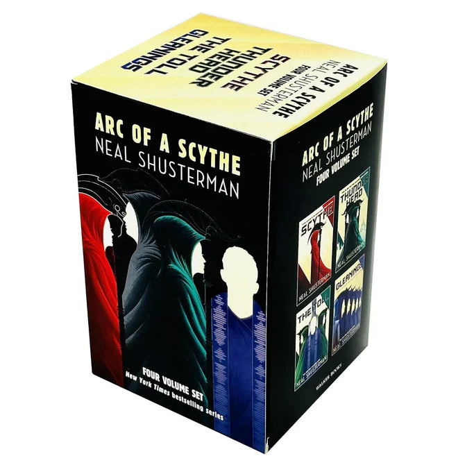 Arc of a Scythe Series 4 Books Box Set Collection By Neal Shusterman (Scythe, Thunderhead, The Toll & Gleanings) - Lets Buy Books