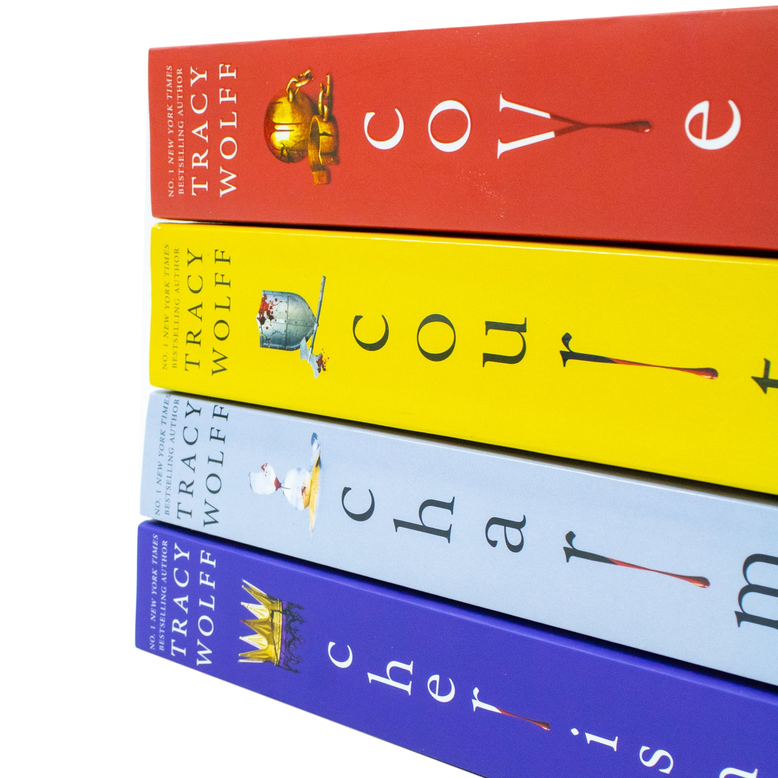 Crave Series 4 Books Collection Set By Tracy Wolff (Charm, Covet, Cherish & Court) - Lets Buy Books