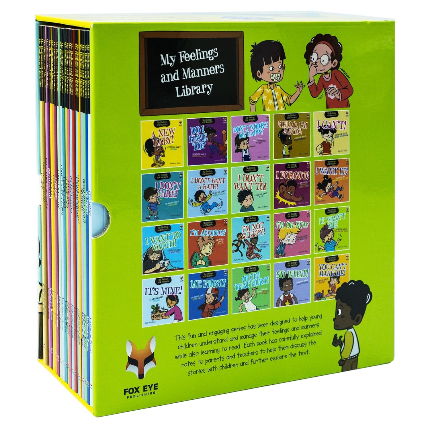My Feelings and Manners 20 Books Box Set by Katherine Eason Anxiety, Responsibilities, Physical Aggression - Lets Buy Books