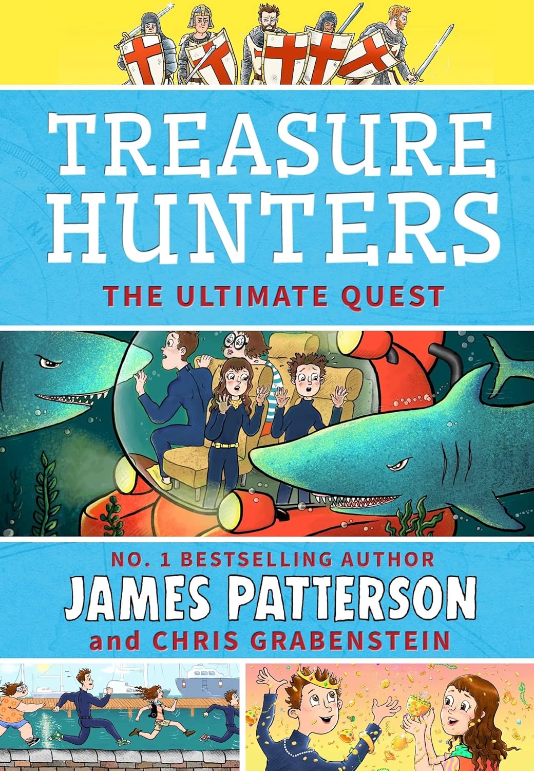 Treasure Hunters Series 6-8 Books Collection Set By James Patterson Plunder Down Under, All-American Adventure, Ultimate Quest - Lets Buy Books
