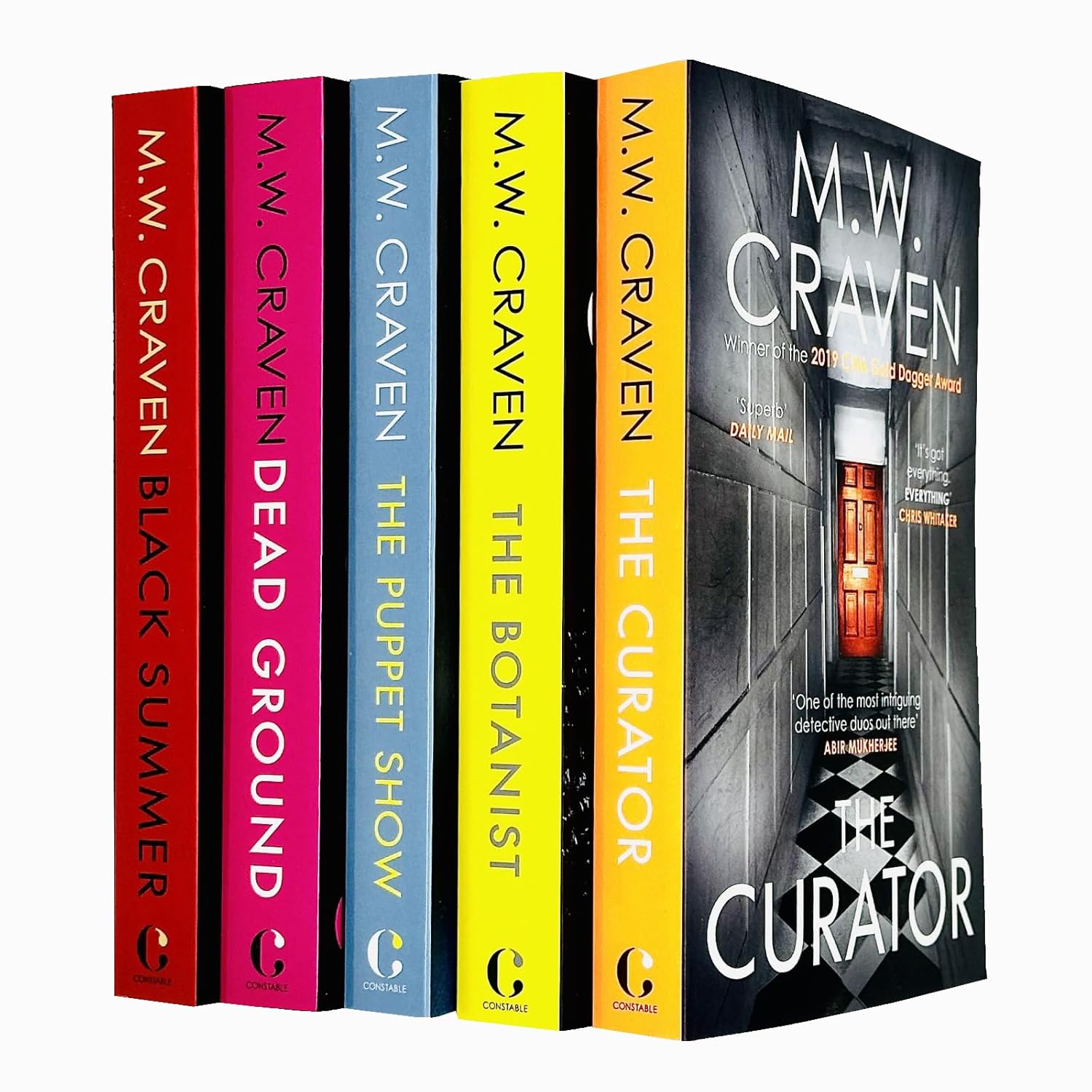 Washington Poe and Avison Fluke Series 5 Books Collection Set By M W Craven - Lets Buy Books