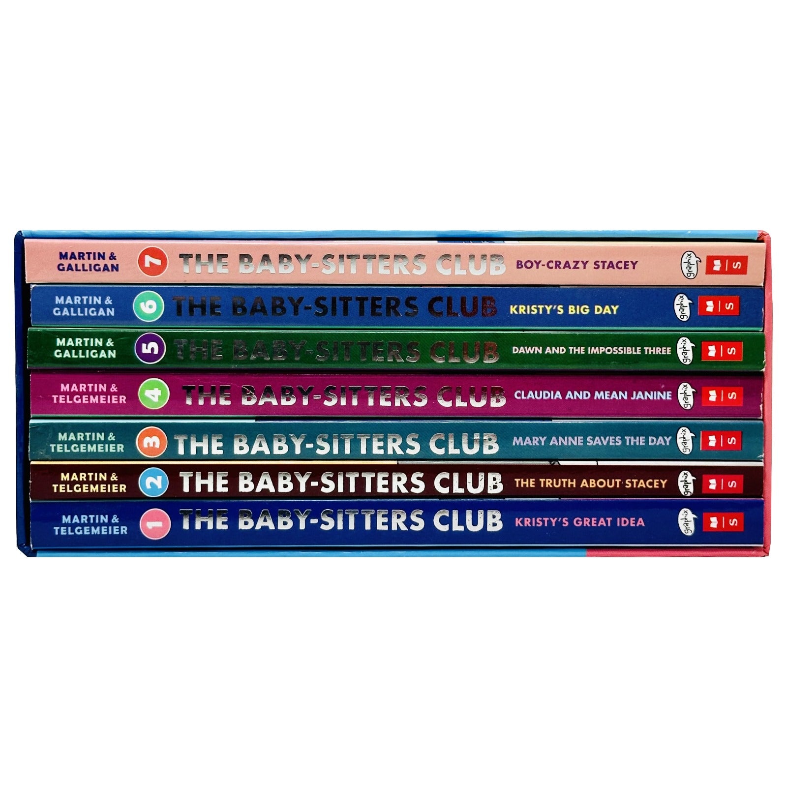 The Baby-Sitters Club Graphic Novels 1-7: A Graphix Collection Books Set Paperback - Lets Buy Books