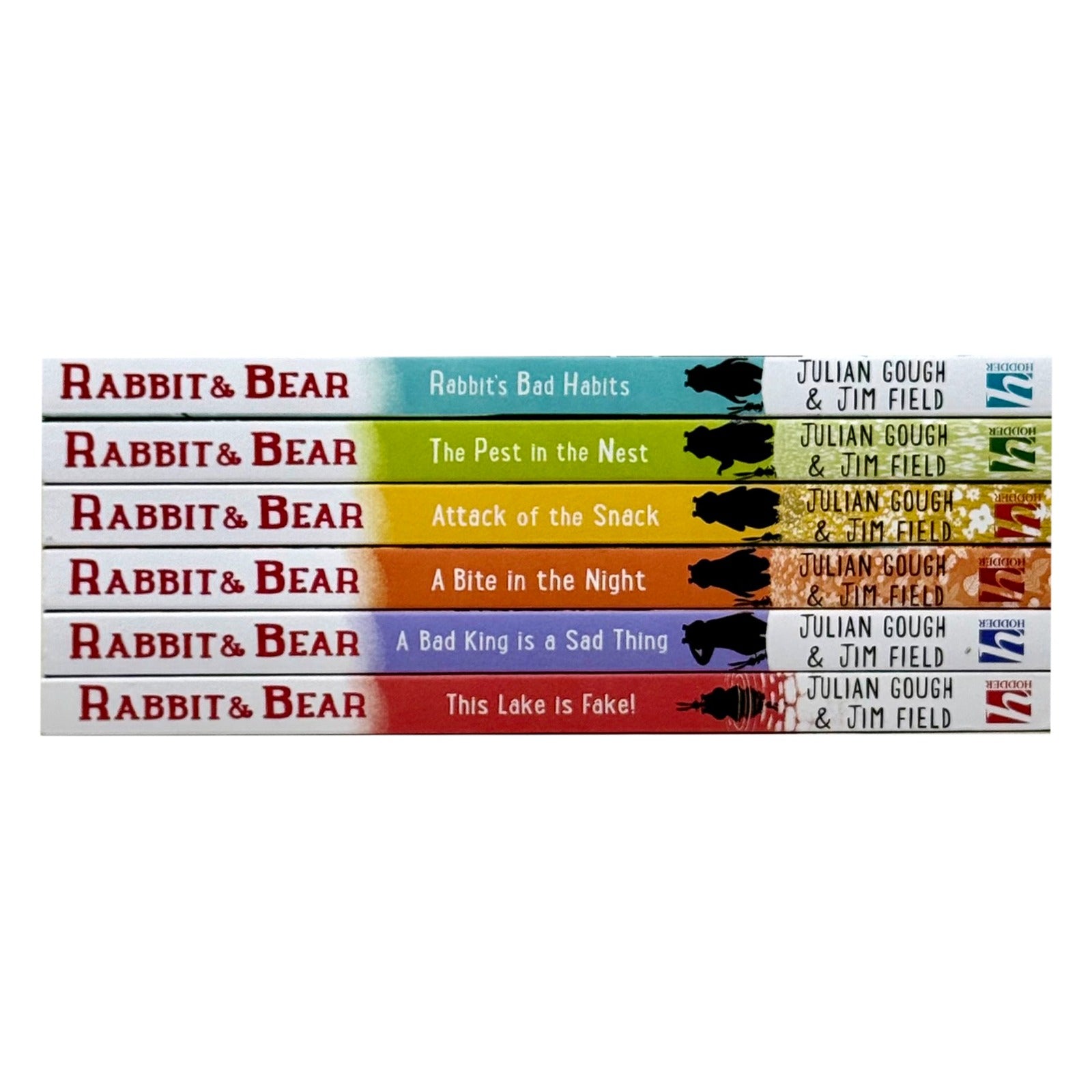 Rabbit and Bear by Julian Gough 6 Books Collection Set - Ages 5–8 - Paperback - Lets Buy Books