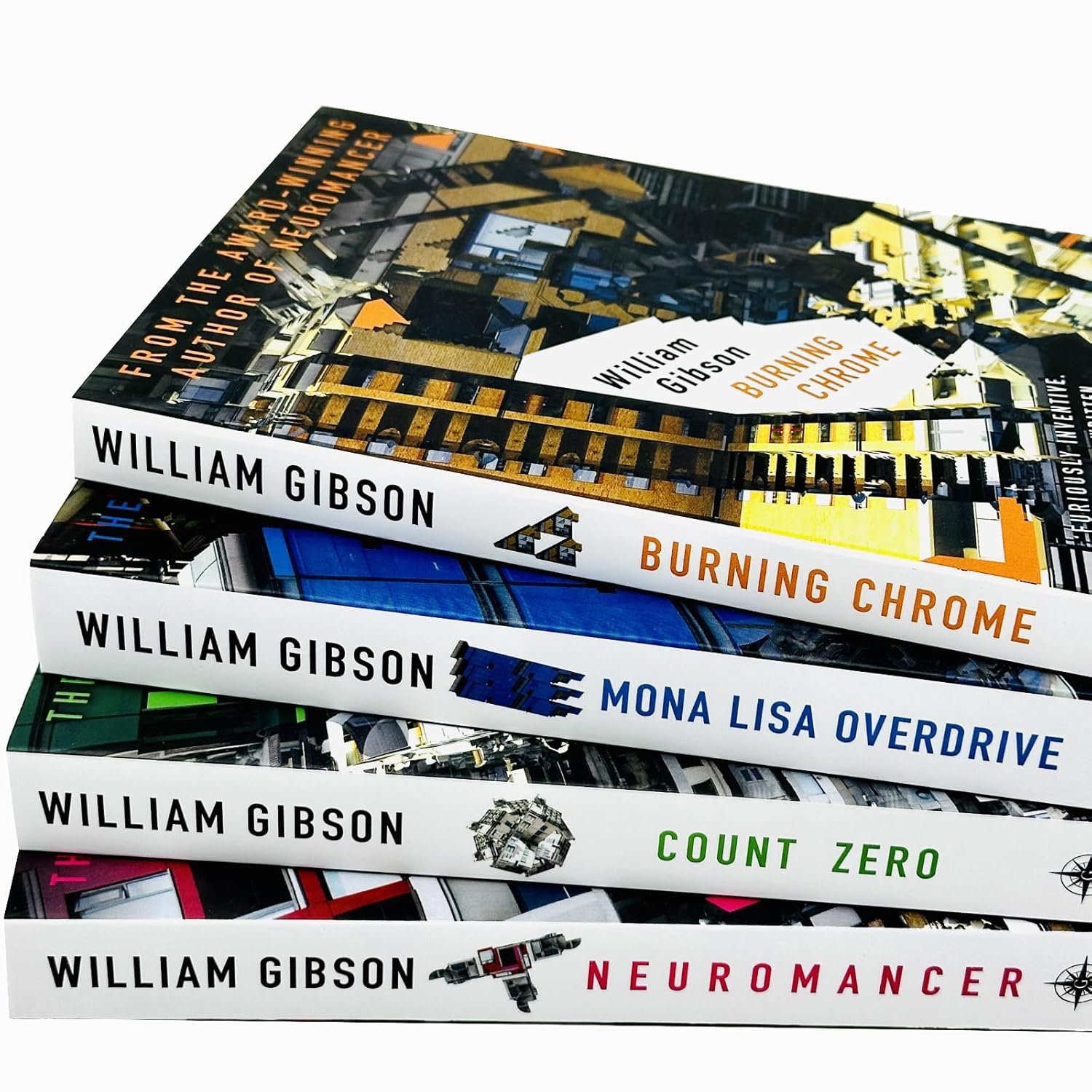 Sprawl Series Complete 4 Books Collection Set by William Gibson (Neuromancer, Count Zero) - Lets Buy Books