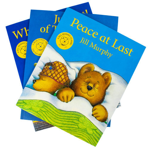 A Bear Family Book Collection 3 Books Set by Jill Murphy - paperback picture book set for ages 2-5