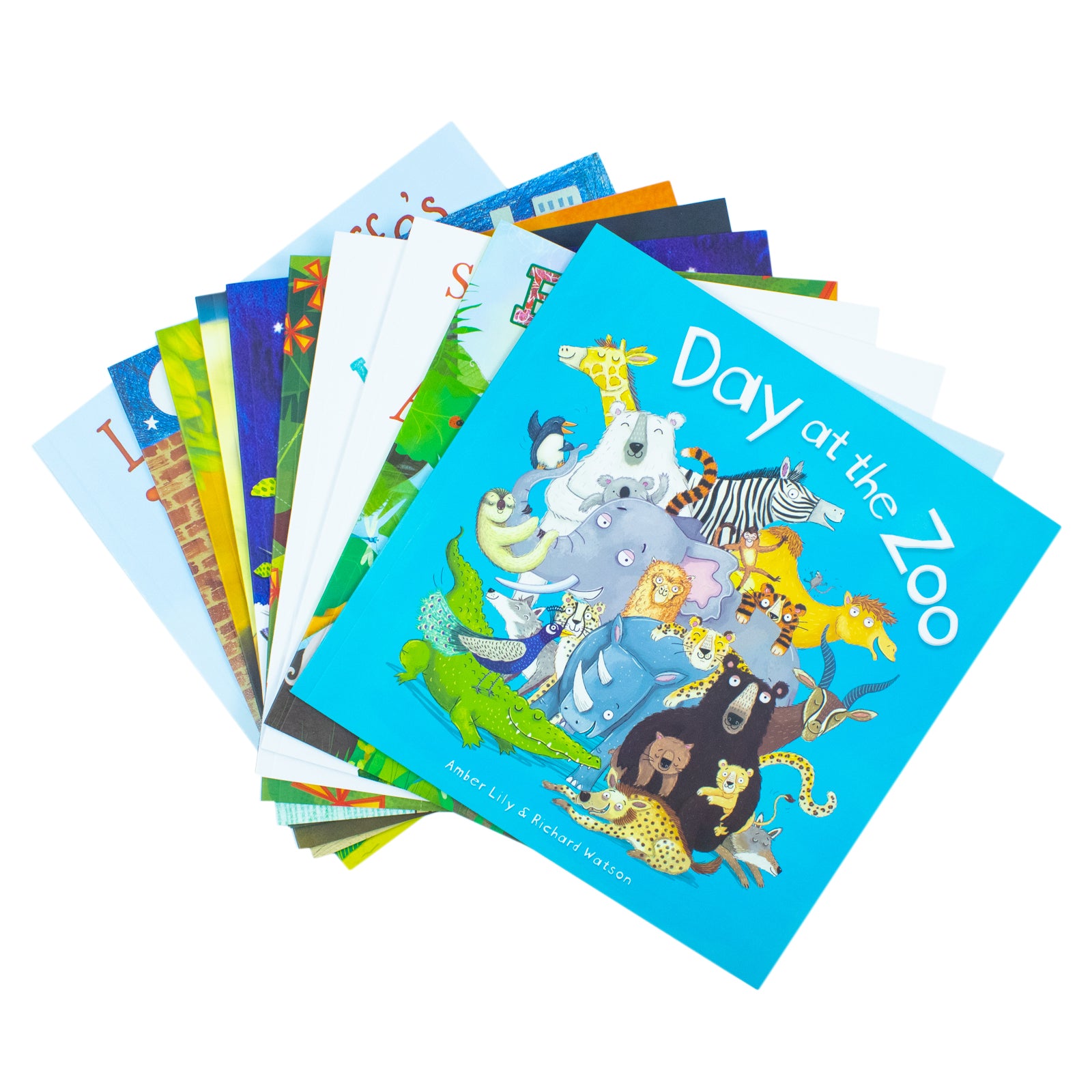 A Day at the Zoo Picture Flats Collection - Little Penguin illustrated story spread