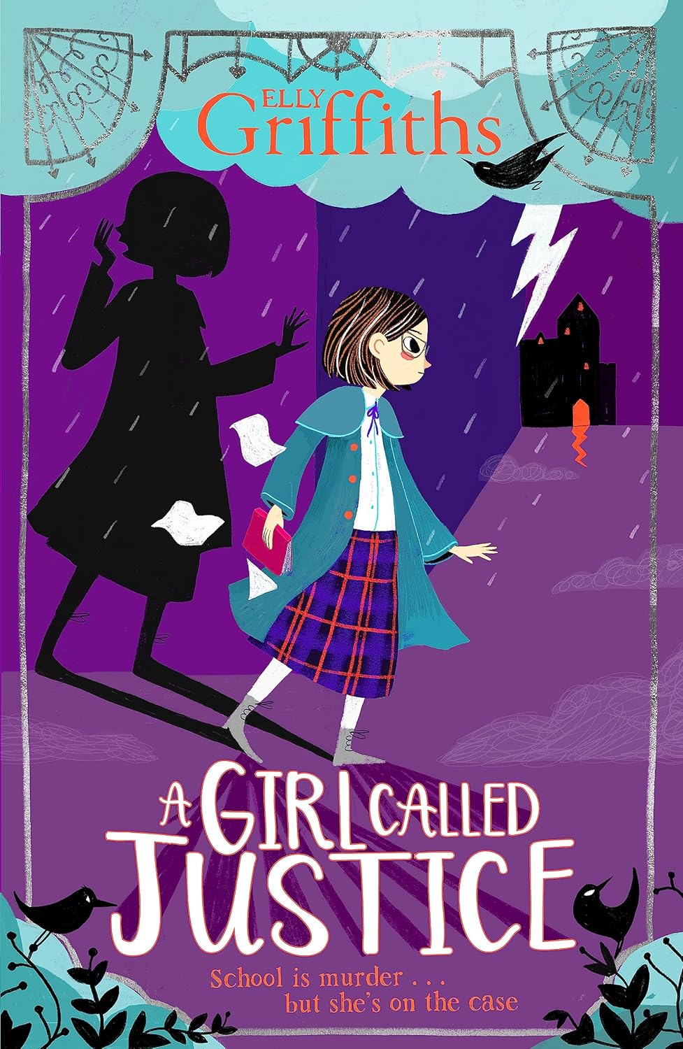 The Ghost in the Garden paperback book cover, A Girl Called Justice series by Elly Griffiths
