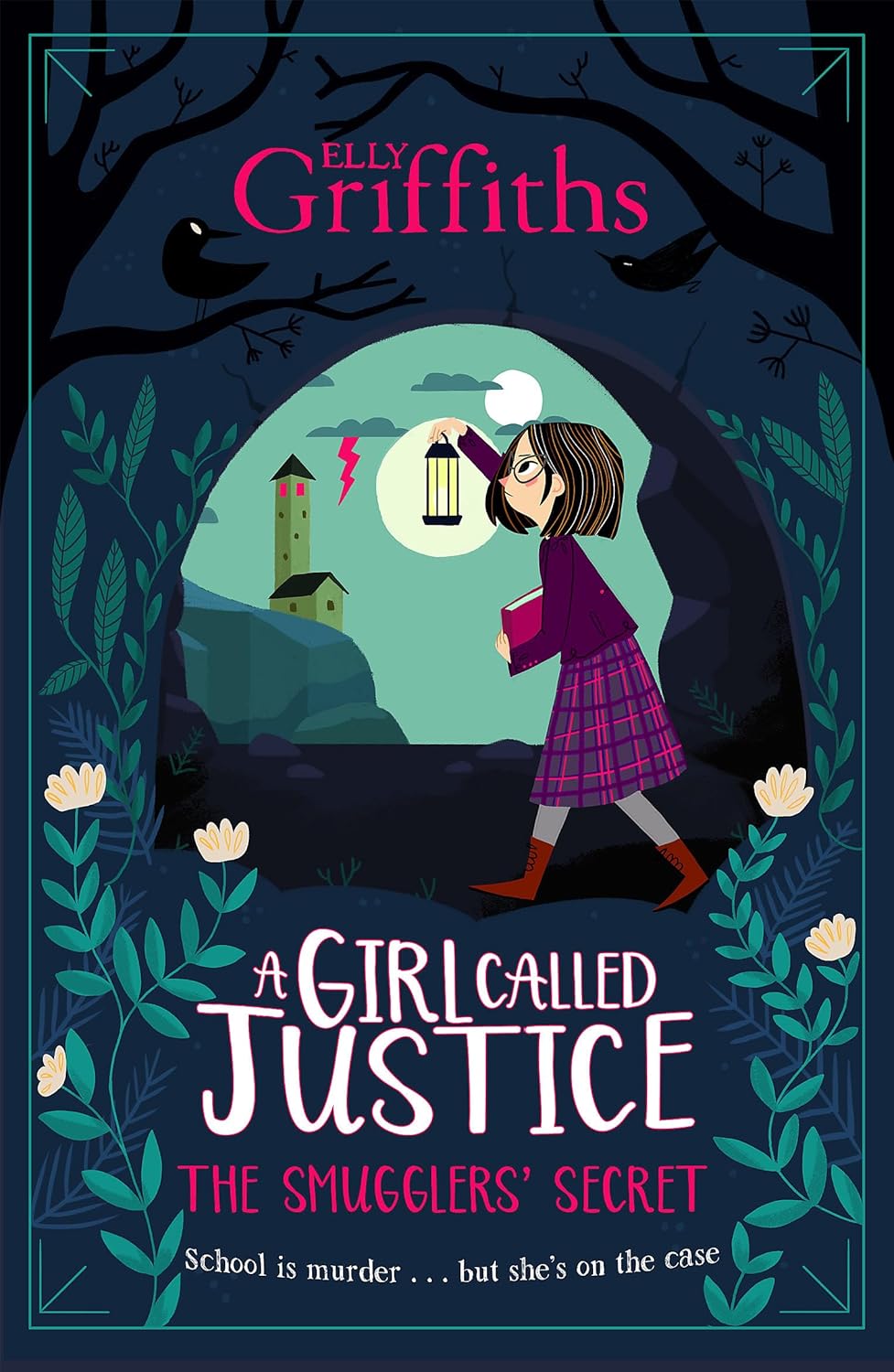 The Smugglers' Secret paperback book cover, A Girl Called Justice series by Elly Griffiths