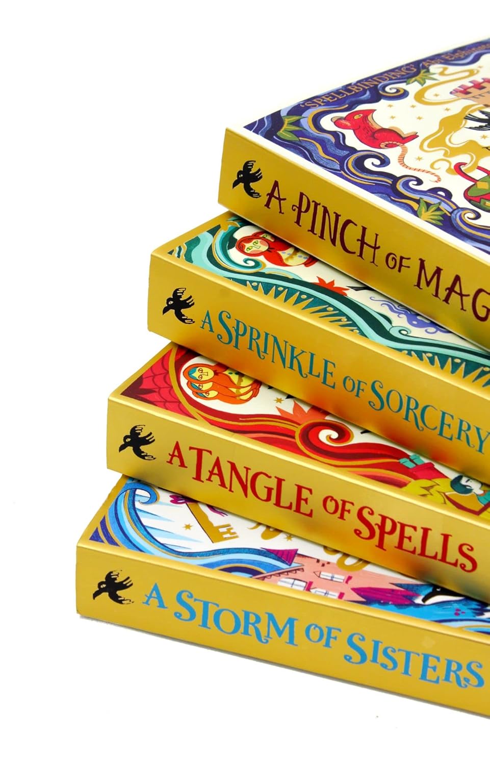 Michelle Harrison Widdershins sisters fantasy adventure 4 book paperback collection set for ages 9-12