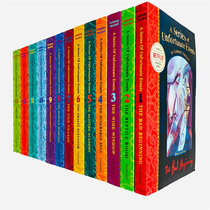 A Series of Unfortunate Events by Lemony Snicket 13 Books Collection Set, paperback, ages 9-12 - image 1