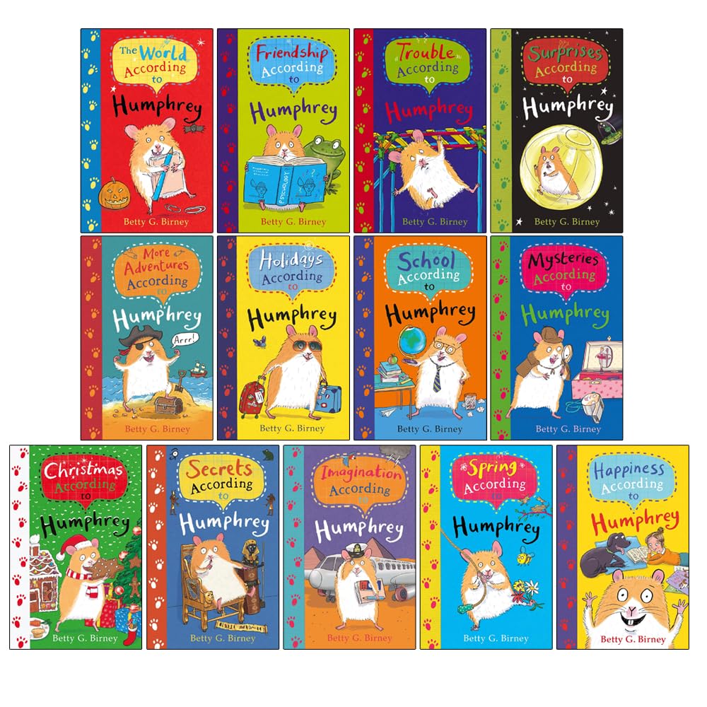 According to Humphrey Series by Betty G. Birney - Complete 13 Book Paperback Collection Set for Ages 7-9