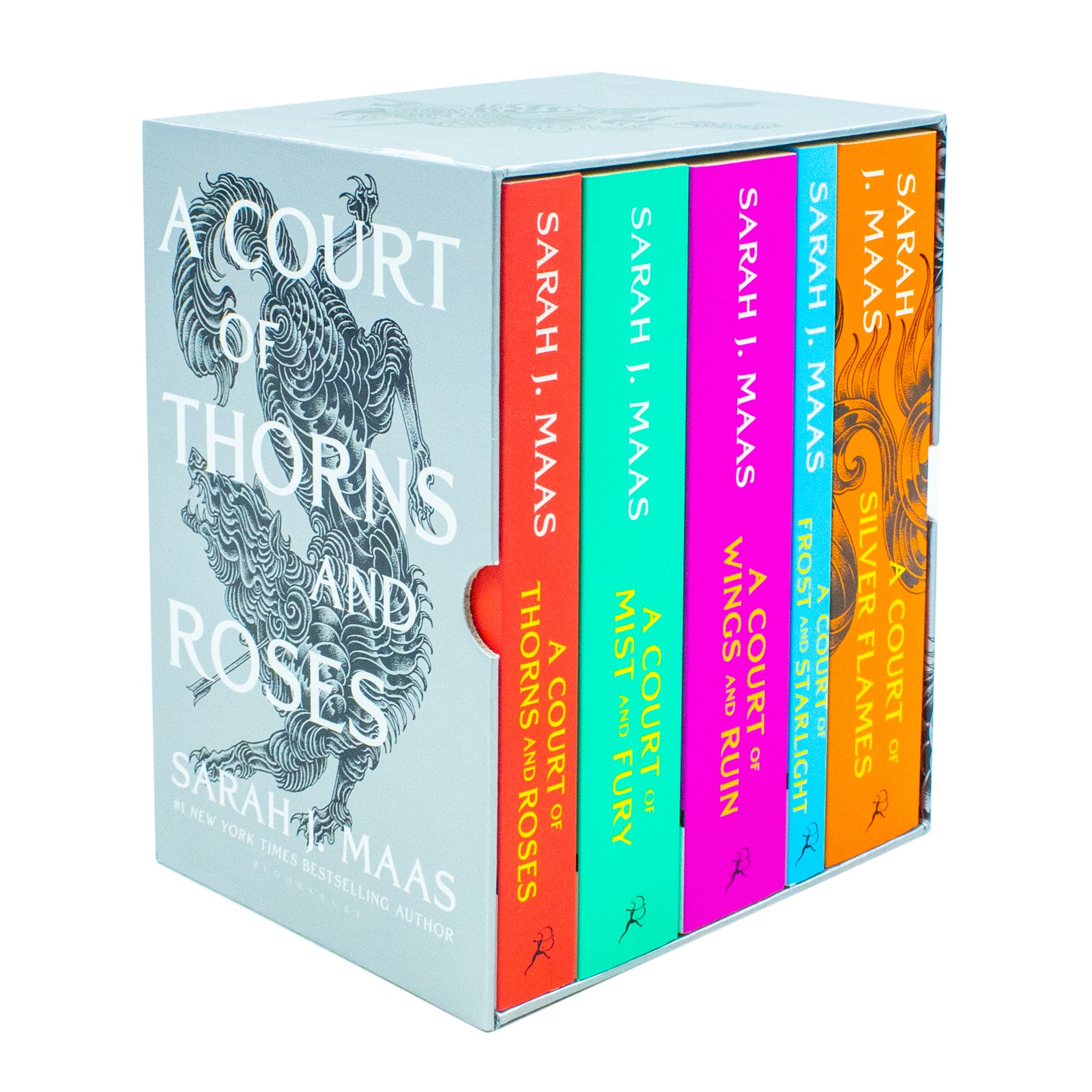 A Court of Thorns and Roses 5 Book Paperback Collection Set by Sarah J. Maas - Young Adult Fantasy