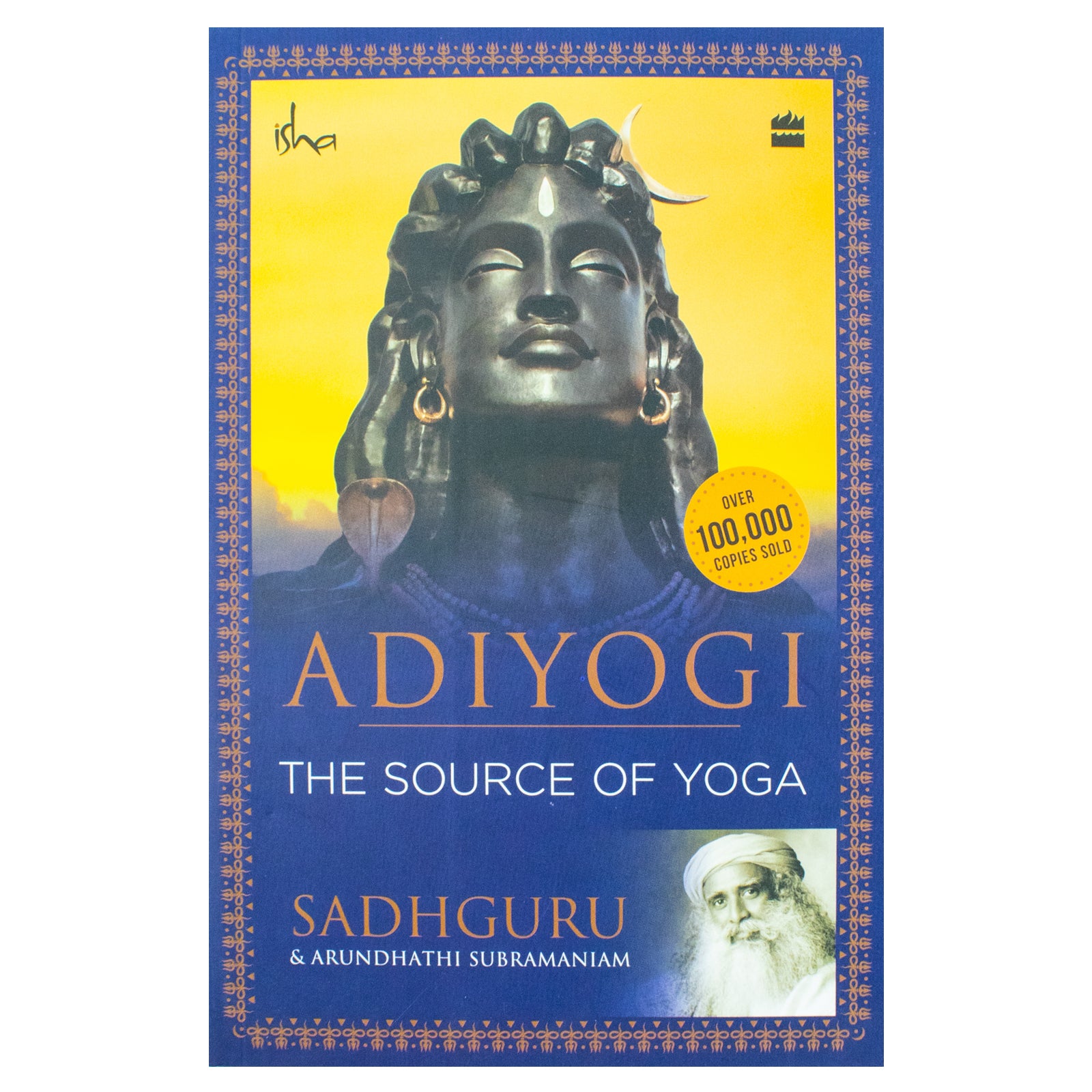 Adiyogi: The Source of Yoga paperback by Sadhguru - back cover detail