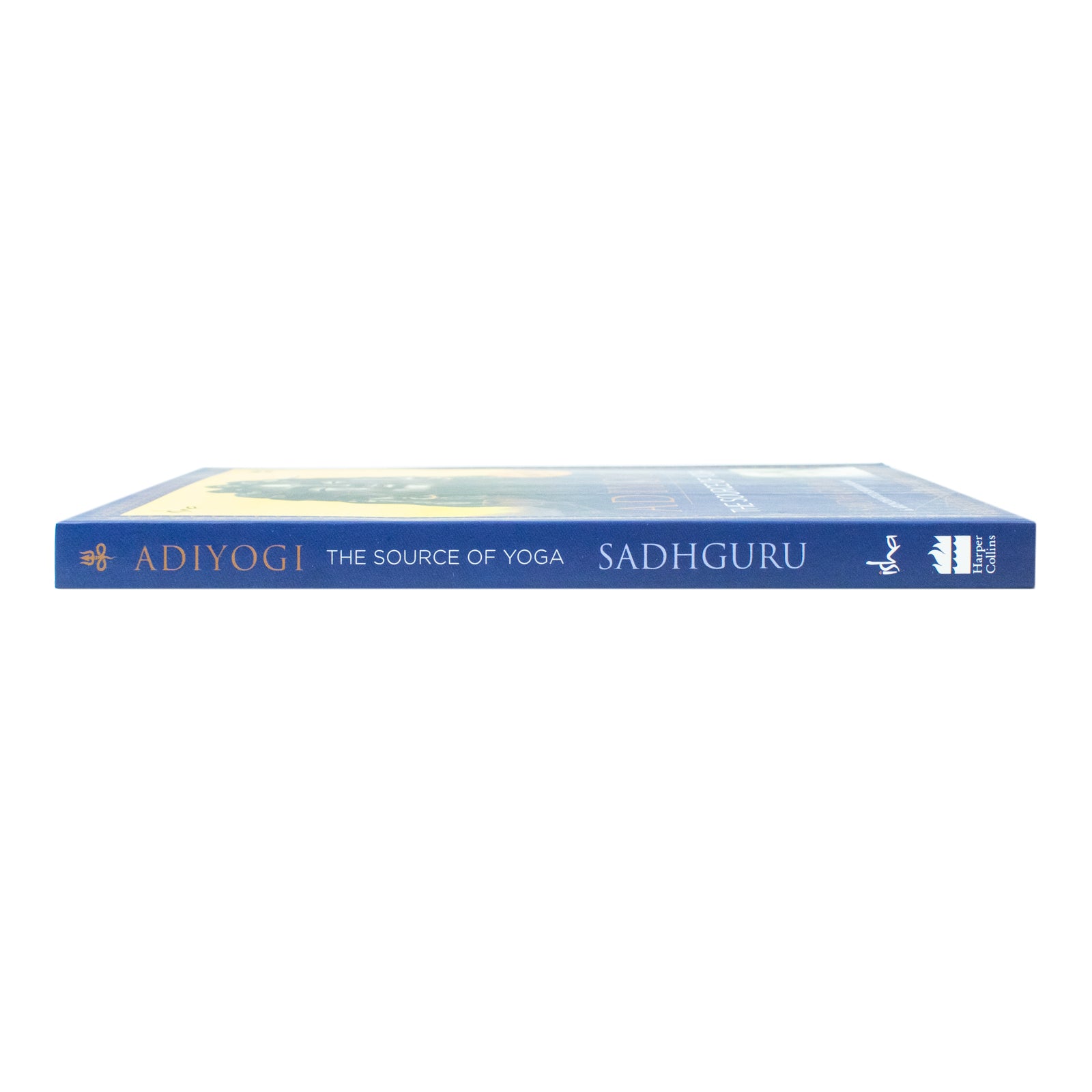 Adiyogi: The Source of Yoga paperback by Sadhguru - spine and cover detail