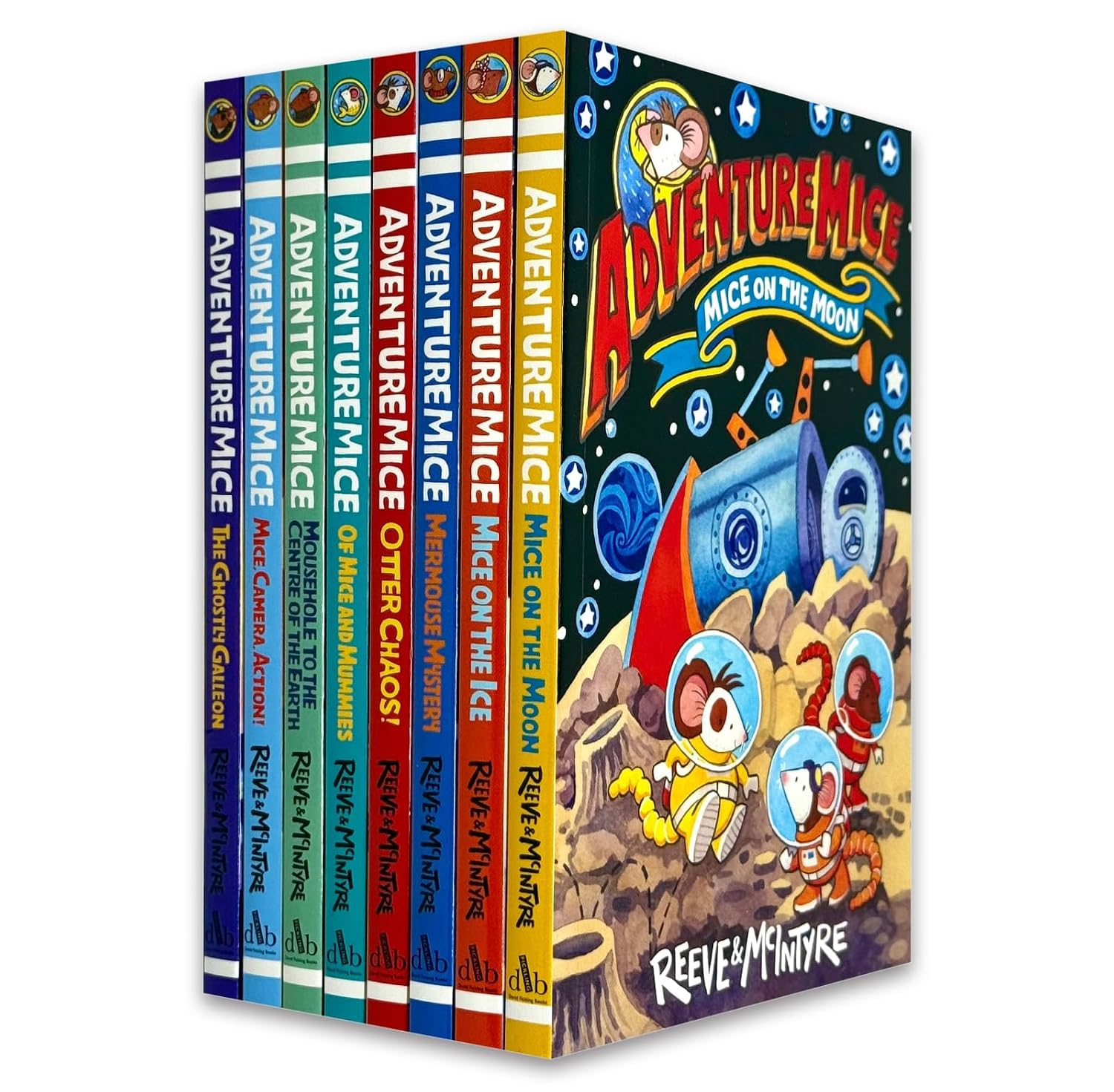 Adventuremice 8 Books Collection Set by Philip Reeve and Sarah McIntyre - paperback box set cover for ages 6-9