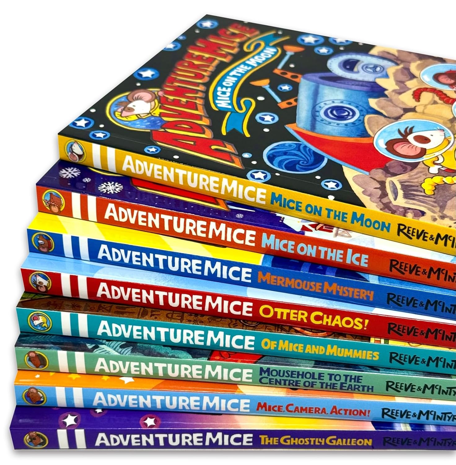 Adventuremice: Mermouse Mystery paperback book cover by Philip Reeve and Sarah McIntyre