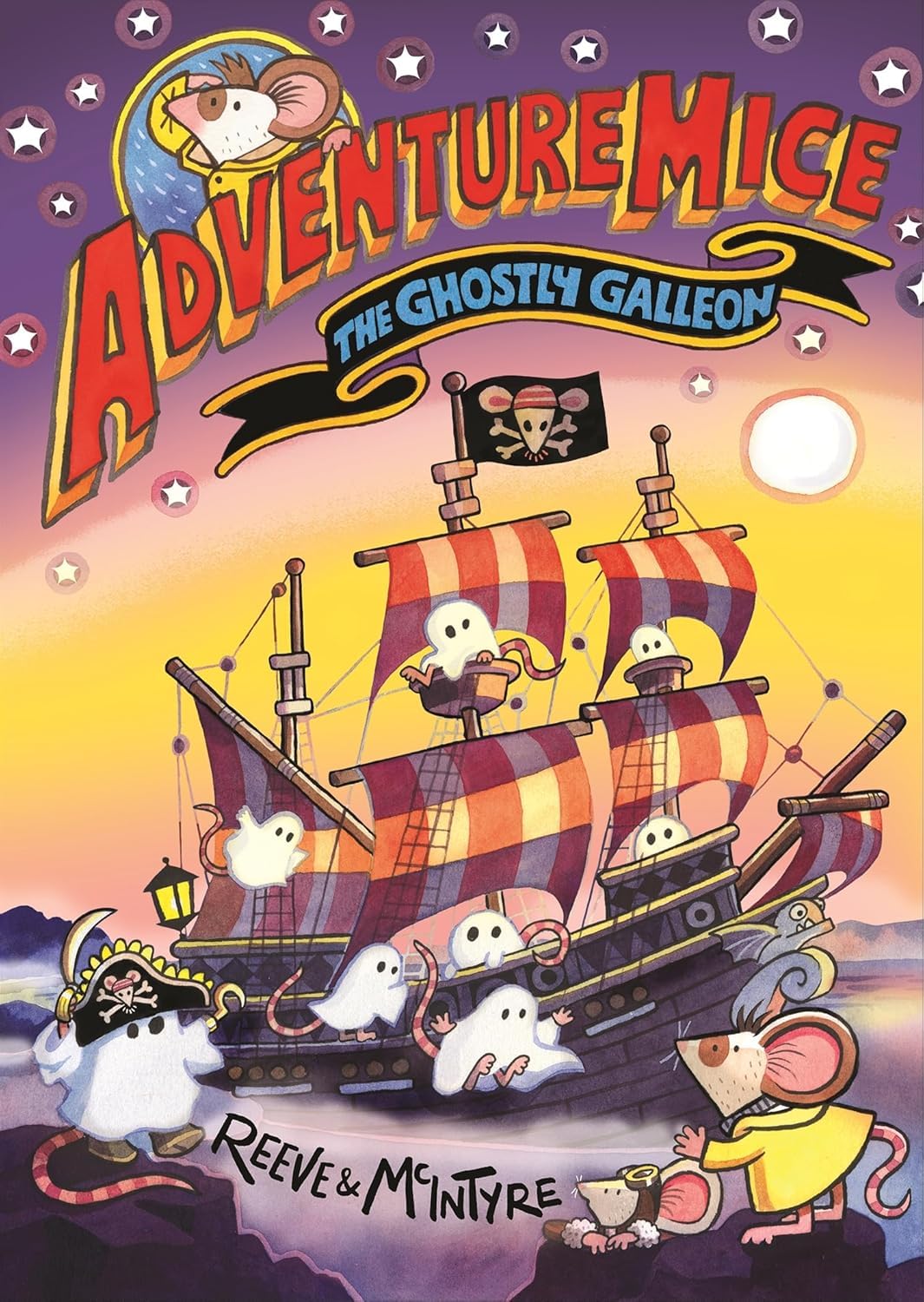 Adventuremice: Of Mice and Mummies paperback book cover by Philip Reeve and Sarah McIntyre