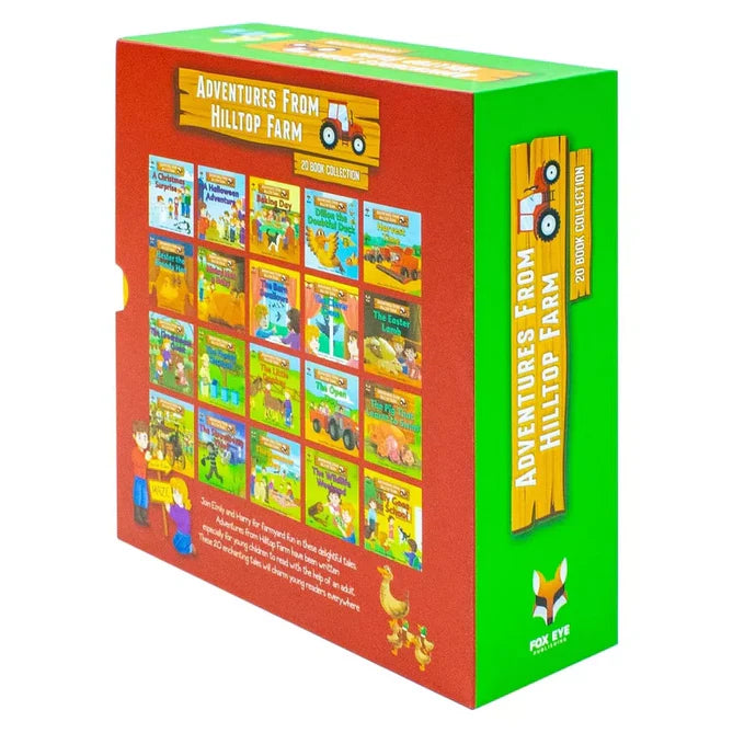Adventures From Hilltop Farm 20 books collection set hero image - paperback childrens book set