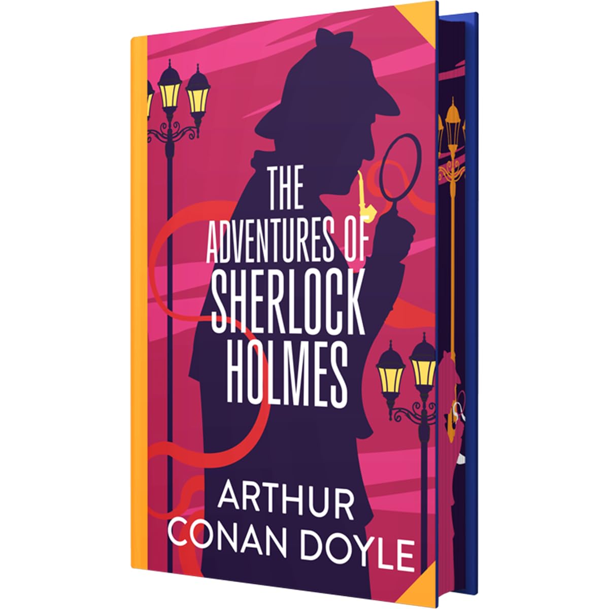 The Adventures of Sherlock Holmes by Arthur Conan Doyle - front cover of deluxe hardback edition