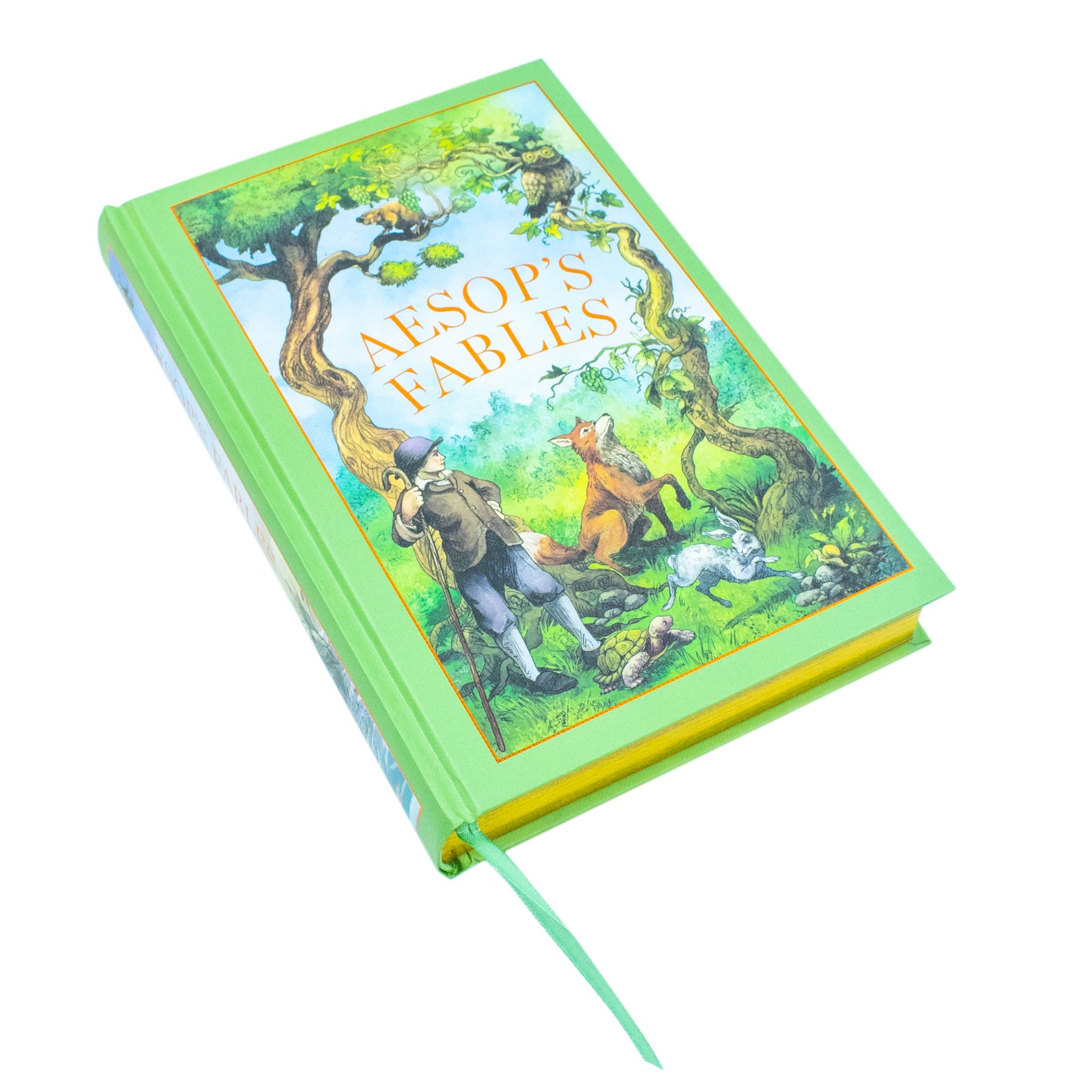 Aesop's Fables by Aesop - brand new leather bound classic edition of moral tales, gift book for all ages