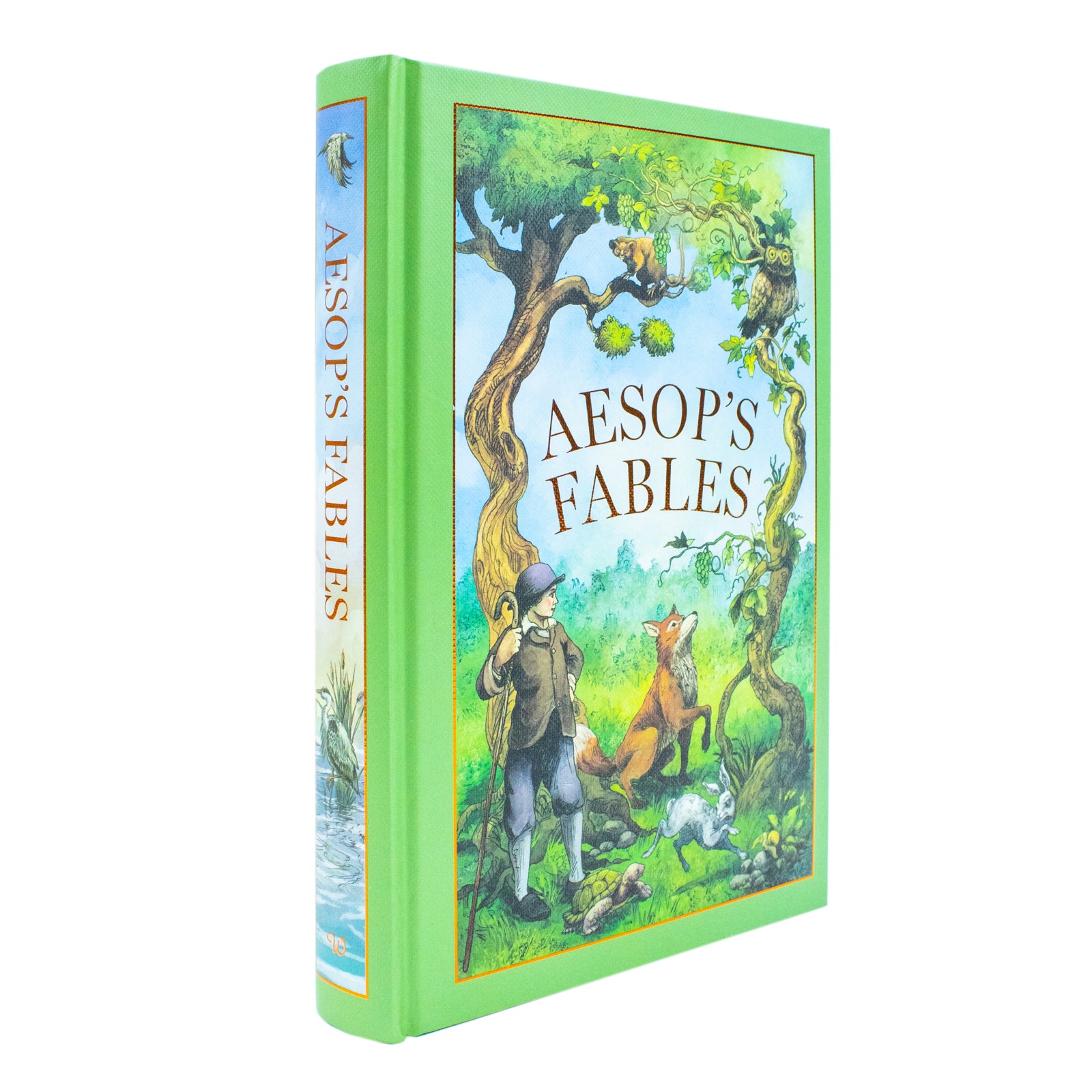 Aesop's Fables by Aesop - brand new leather bound classic edition of moral tales, gift book for all ages