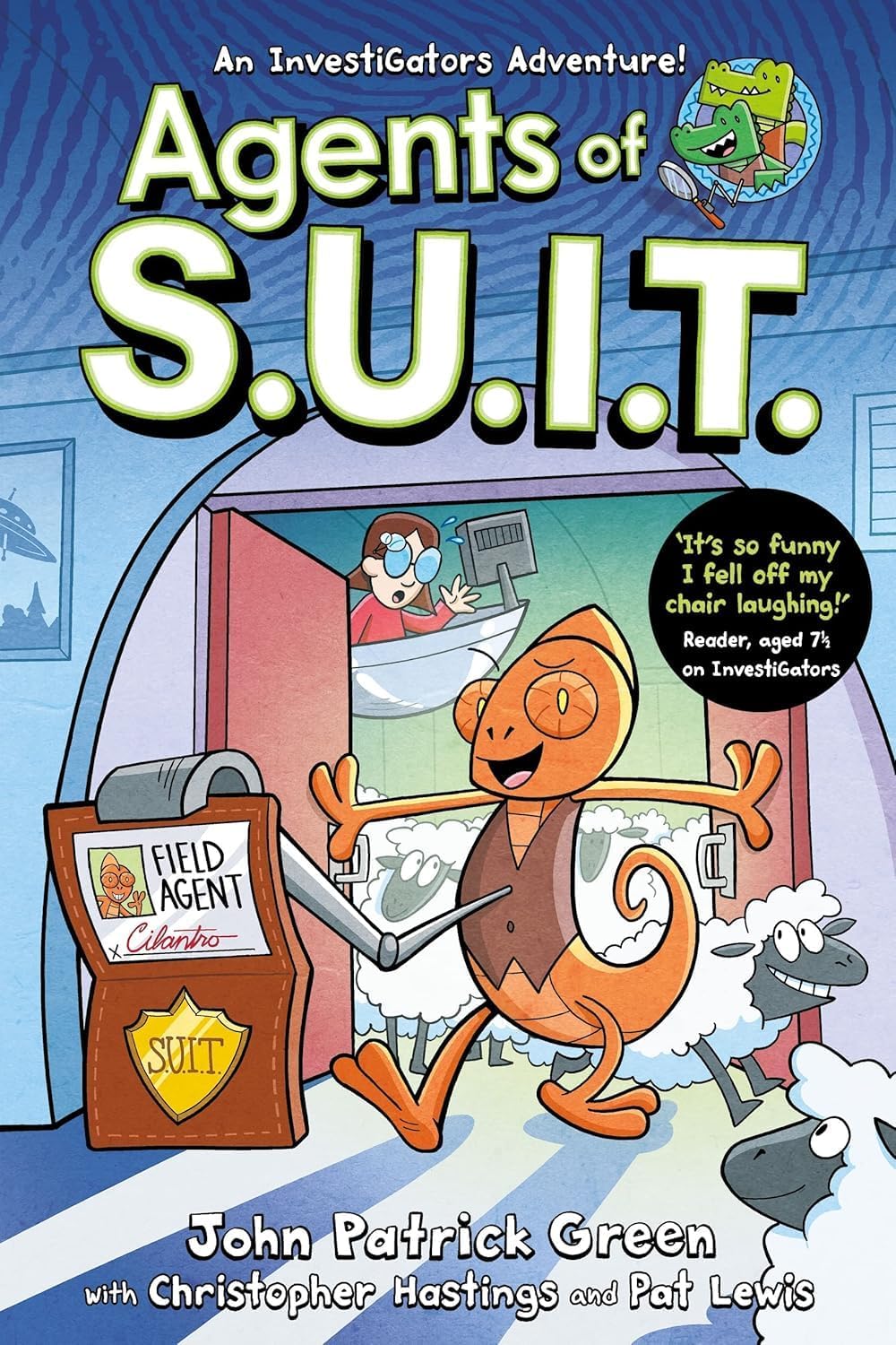 Agents of S.U.I.T.: From Badger to Worse paperback cover, book 2 by John Patrick Green