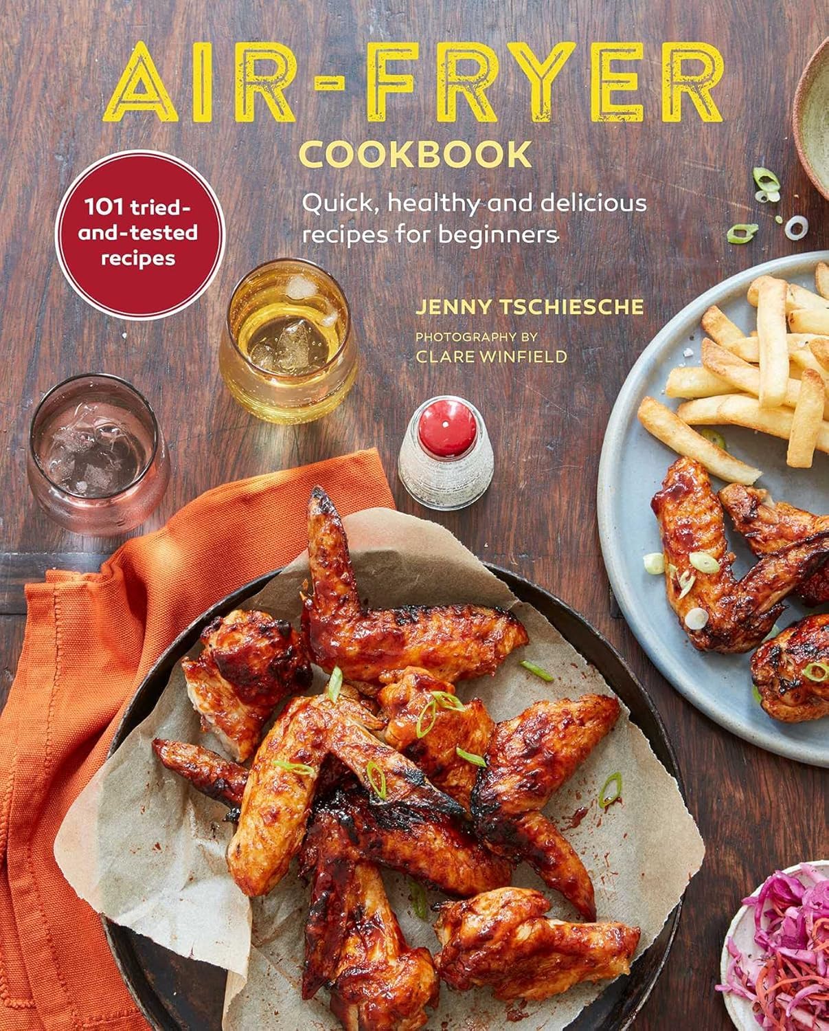 Air-Fryer Cookbook and Slim 800 Hot Air Fryer 4 Book Collection Set - Back Cover View of Cookbooks