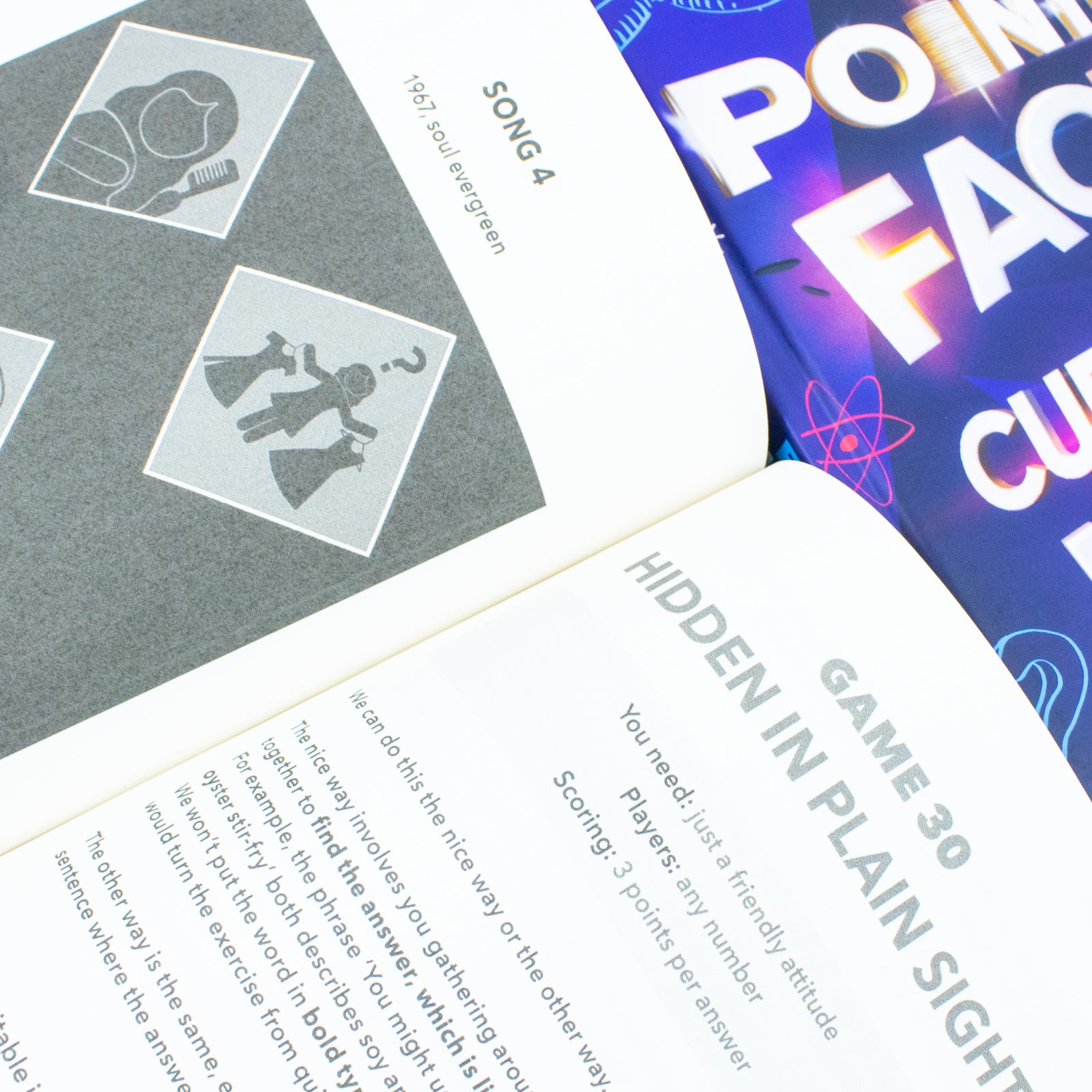 Alan Connor House of Games and Pointless Facts for Curious Minds 2 book set displayed together, brand new condition