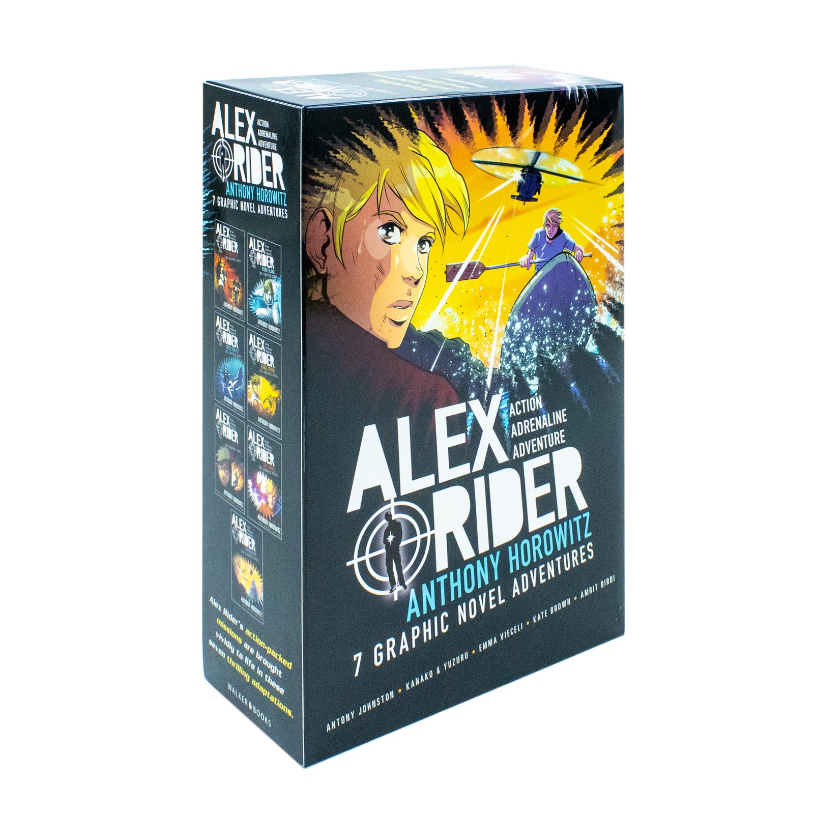 Alex Rider Graphic Novel Adventures 7 Books Collection Set by Anthony Horowitz - Stormbreaker graphic novel cover