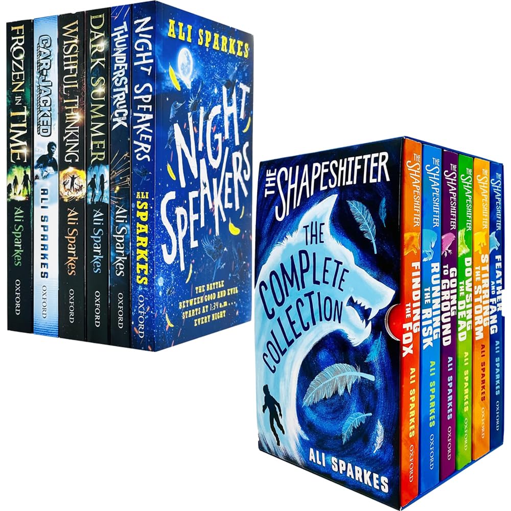 Ali Sparkes 12 Books Collection Set including the Shapeshifter series - paperback front cover
