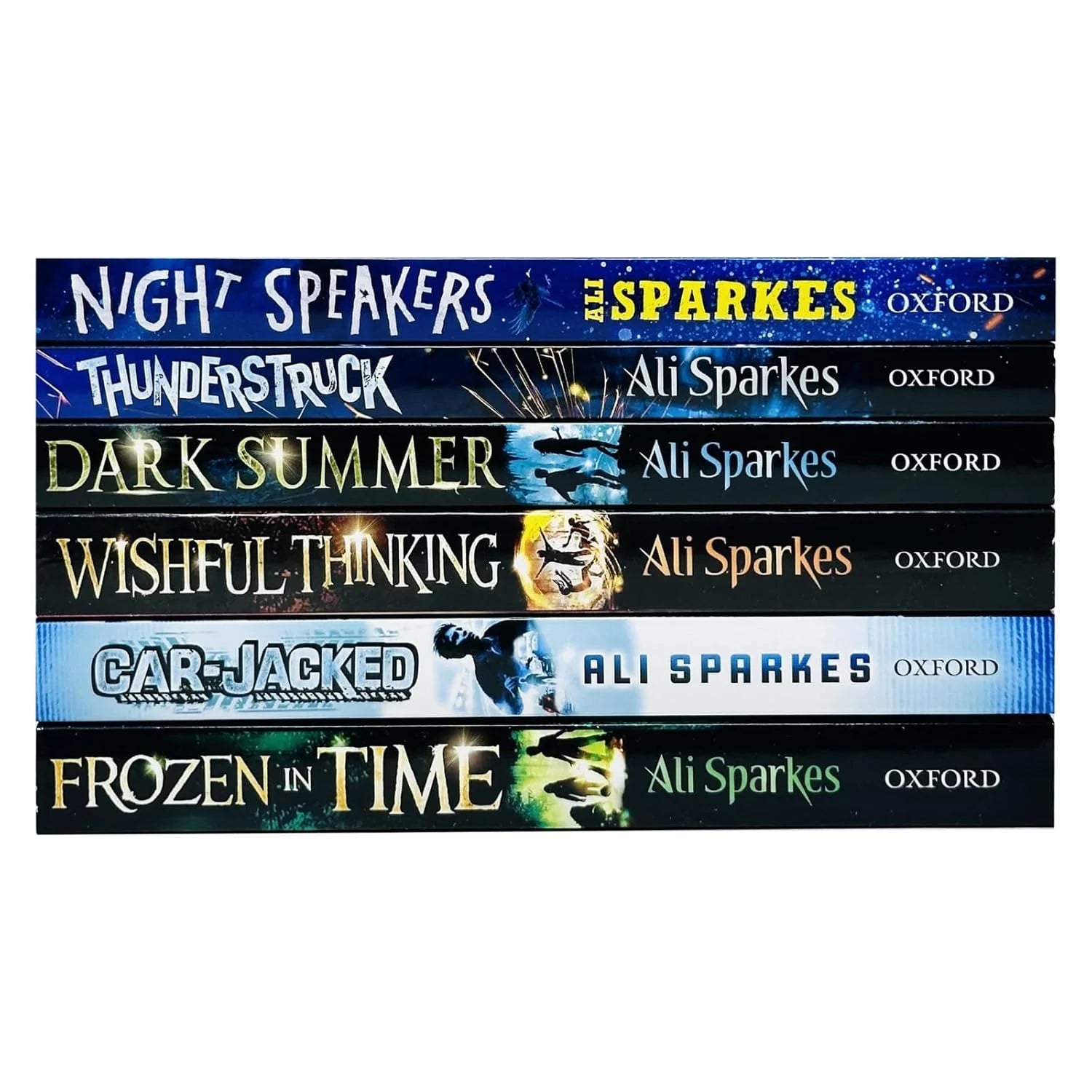 Frozen in Time by Ali Sparkes - paperback book cover from the 6 book collection set