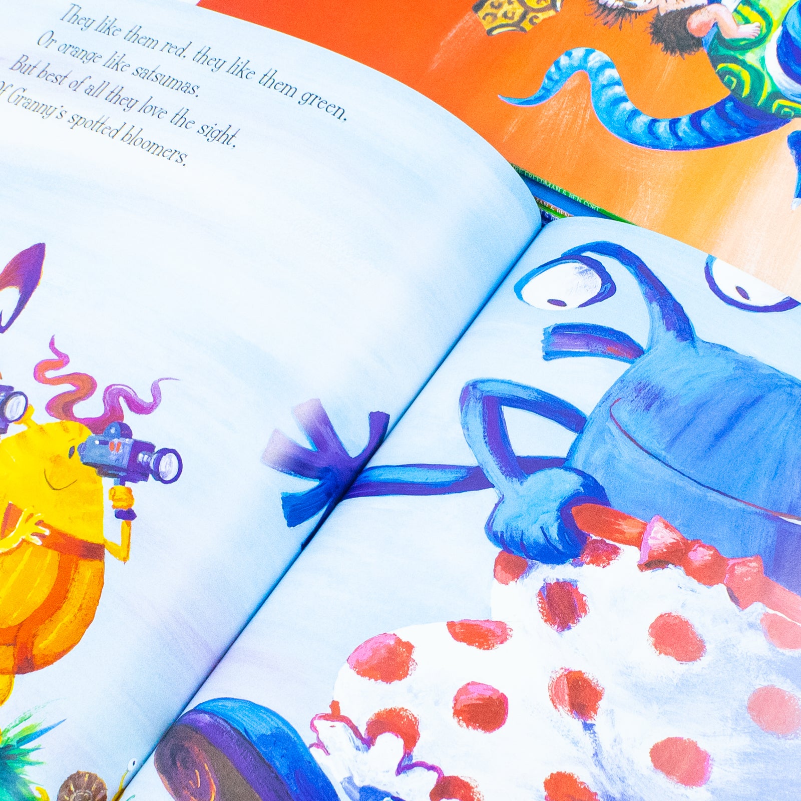 Aliens Love Underpants 6 Books Set - full collection stacked, ages 3-7 paperback picture books