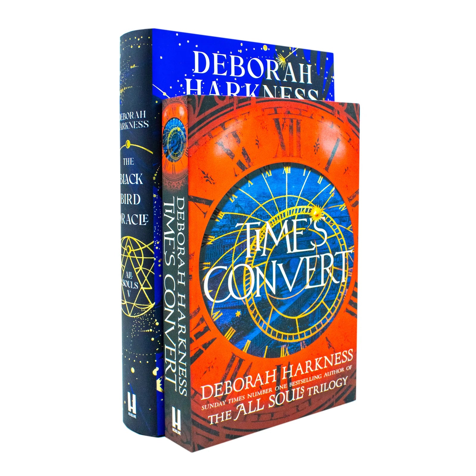 All Souls Series 2 Book Collection Set - Time's Convert and The Black Bird Oracle by Deborah Harkness - Paperback Back Cover