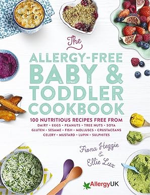 The Allergy-Free Family Cookbook hardback book cover, allergen-free family recipes