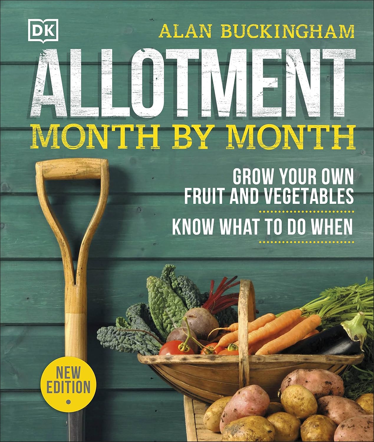 Allotment Month by Month by Alan Buckingham hardback book