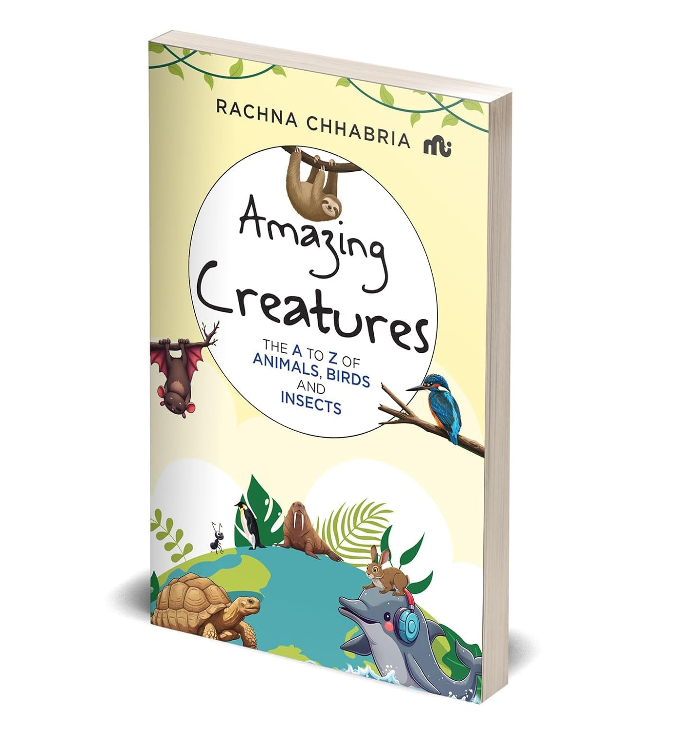 Inside page sample from Amazing Creatures A to Z animal facts book for children
