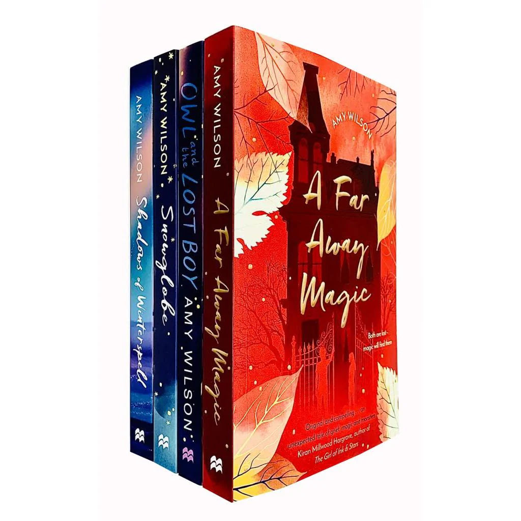 Amy Wilson Collection 4 Books Set - Shadows of Winterspell, Snowglobe, Owl and the Lost Boy, A Far Away Magic - Paperback - Ages 9-12