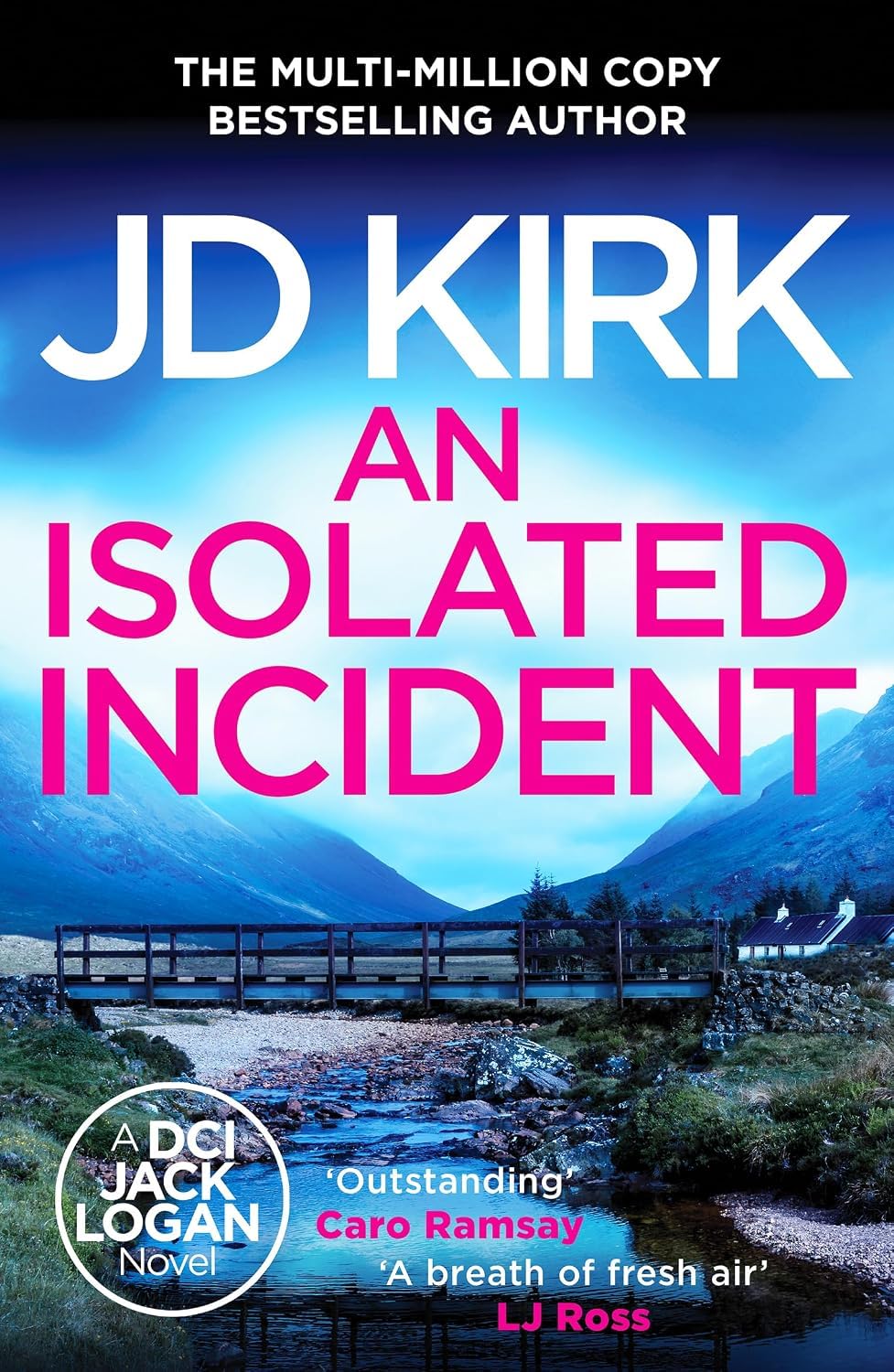 An Isolated Incident by JD Kirk paperback book cover, DCI Logan Crime Thrillers book 11