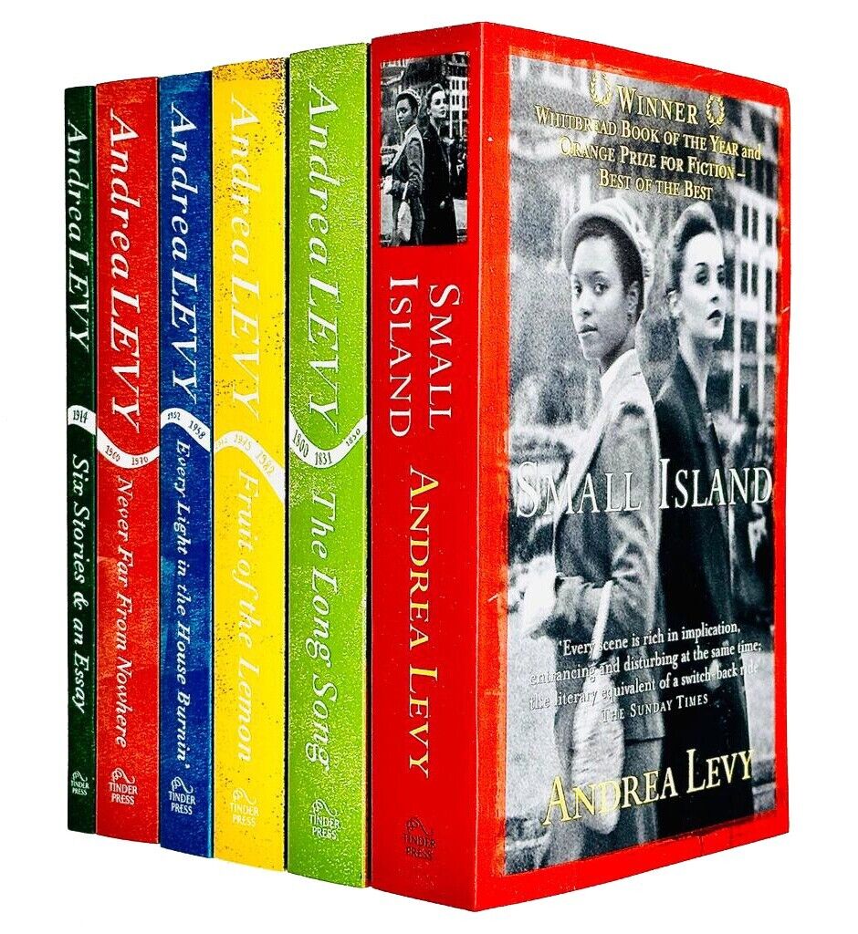 Andrea Levy Collection 6 Books Set paperback - Small Island, The Long Song, Fruit of the Lemon and more, adult fiction