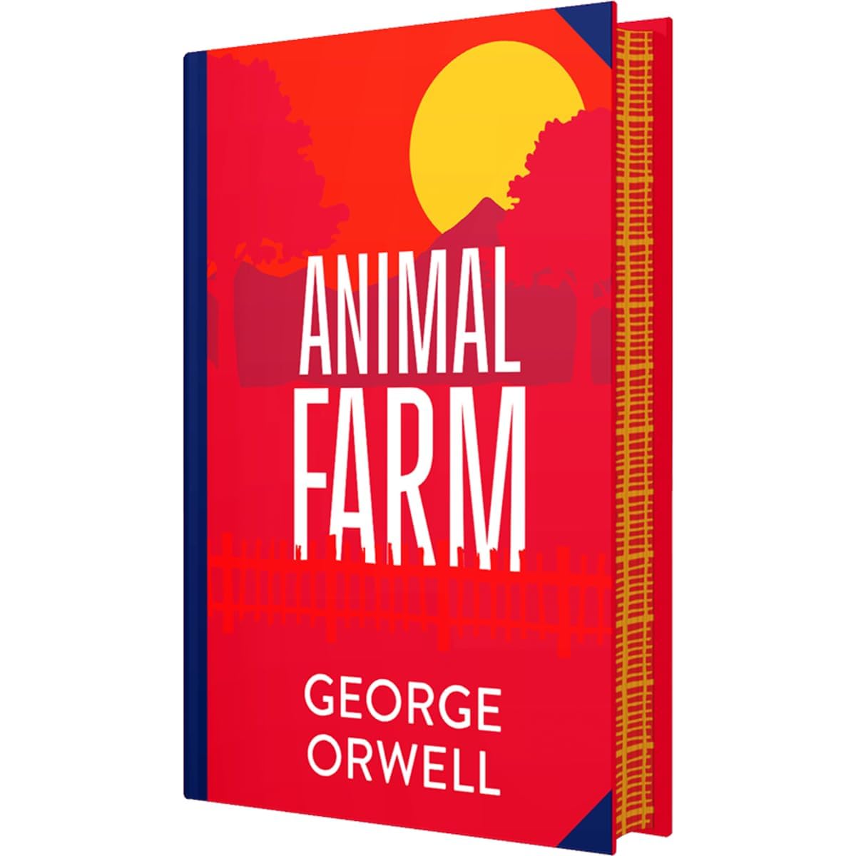 Animal Farm by George Orwell deluxe hardback edition showing sprayed page edges detail