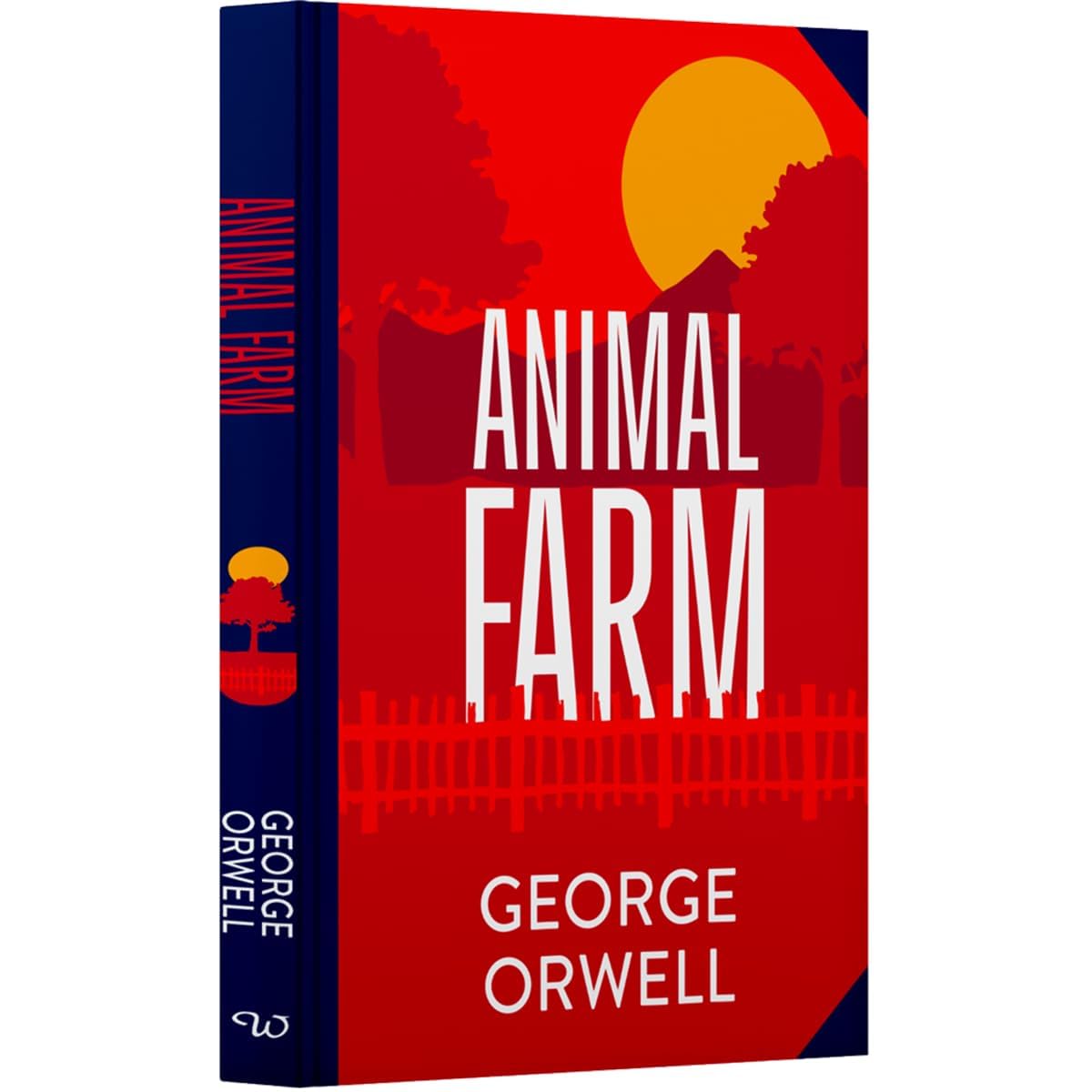 Animal Farm by George Orwell deluxe sprayed edge hardback edition - front cover, brand new