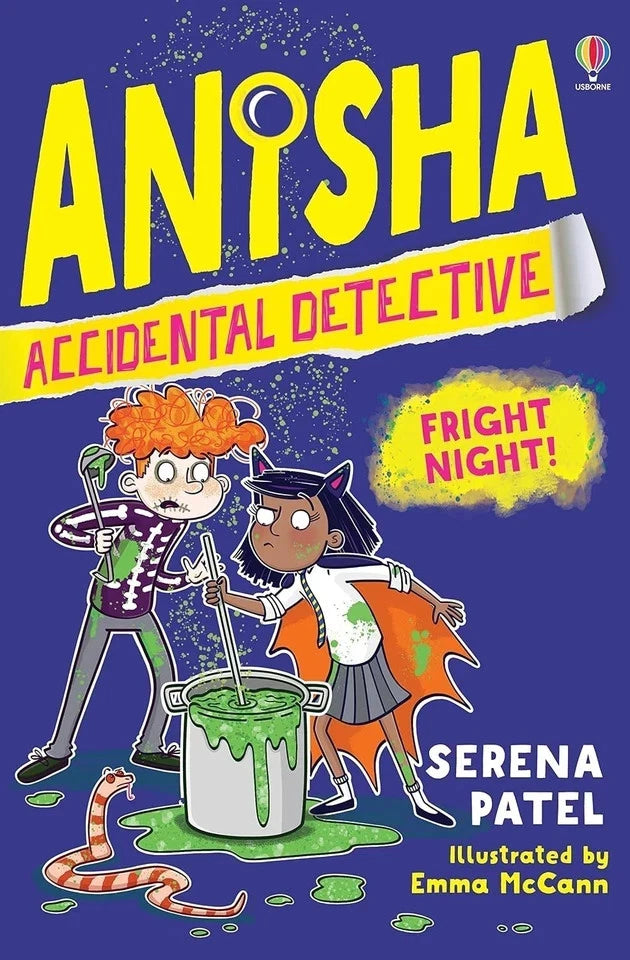 Anisha Accidental Detective book covers including School's Cancelled and Granny Trouble by Serena Patel
