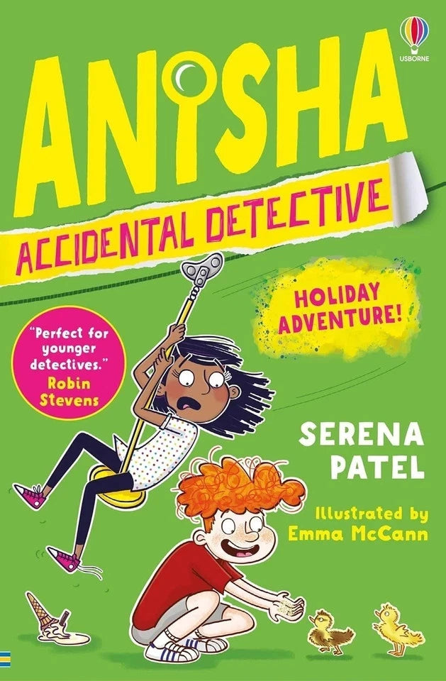 Anisha Accidental Detective paperback collection Show Stoppers and Holiday Adventure covers