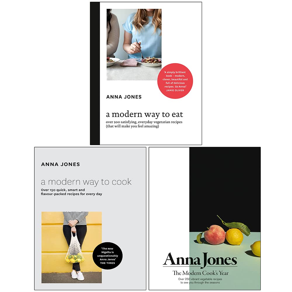 A Modern Way to Cook by Anna Jones - Hardback vegetarian cookbook cover