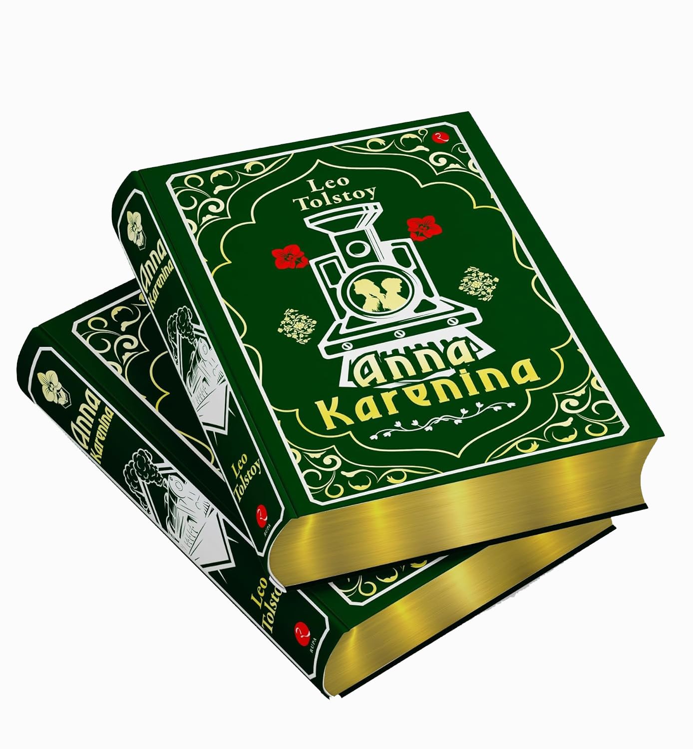 Anna Karenina by Leo Tolstoy - leather-bound keepsake hardback book, classic fiction gift