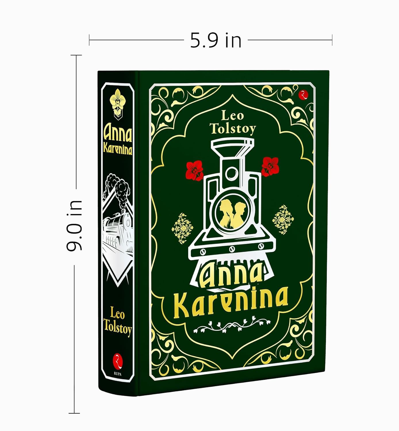 Anna Karenina by Leo Tolstoy - leather-bound classic edition, adult literary fiction