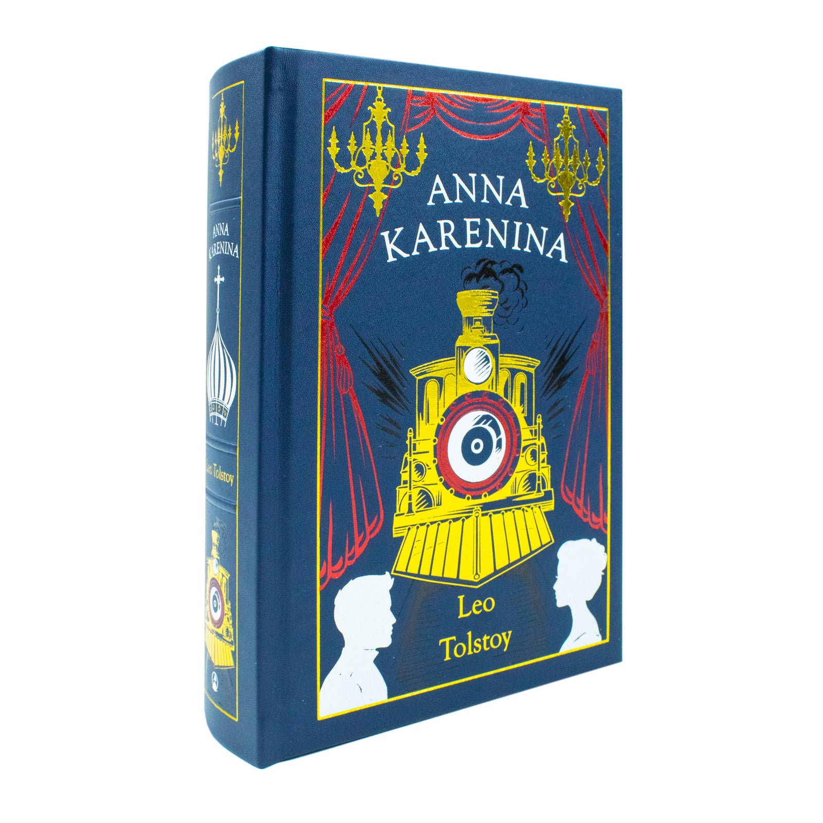 Anna Karenina by Leo Tolstoy leatherbound classic novel - interior pages showing print quality