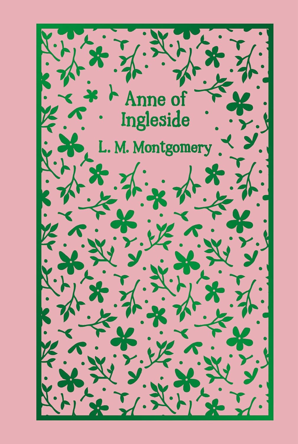 Anne of Green Gables hardcover collection open showing endsheets and embossed cover art